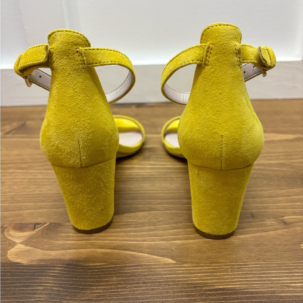 Nine West Yellow Heeled Sandals - Picture 2 of 3